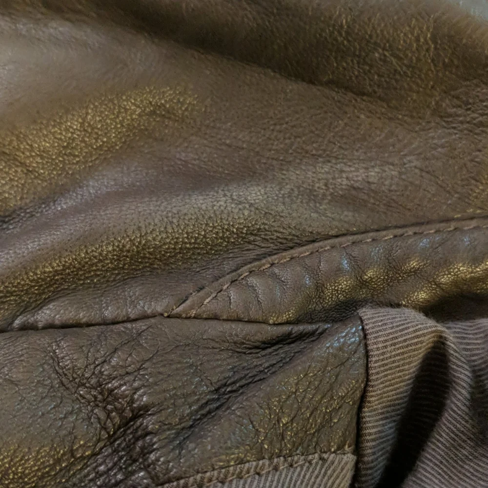 All Saints Balfern Leather Biker's Jacket Size 4 - Picture 11 of 16